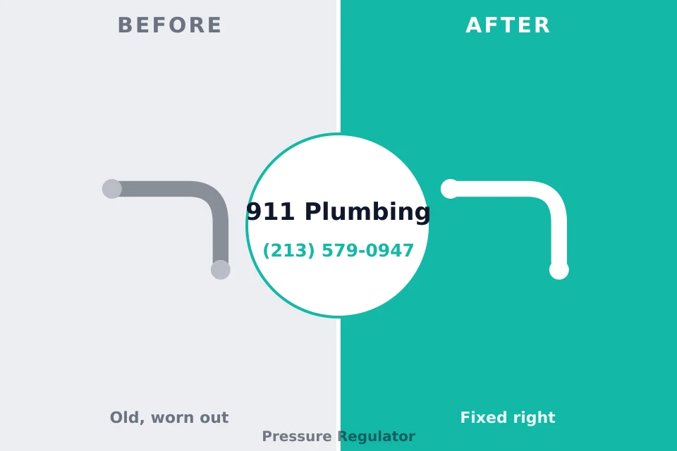 Before and after: plumbing repair Kenvil, NJ